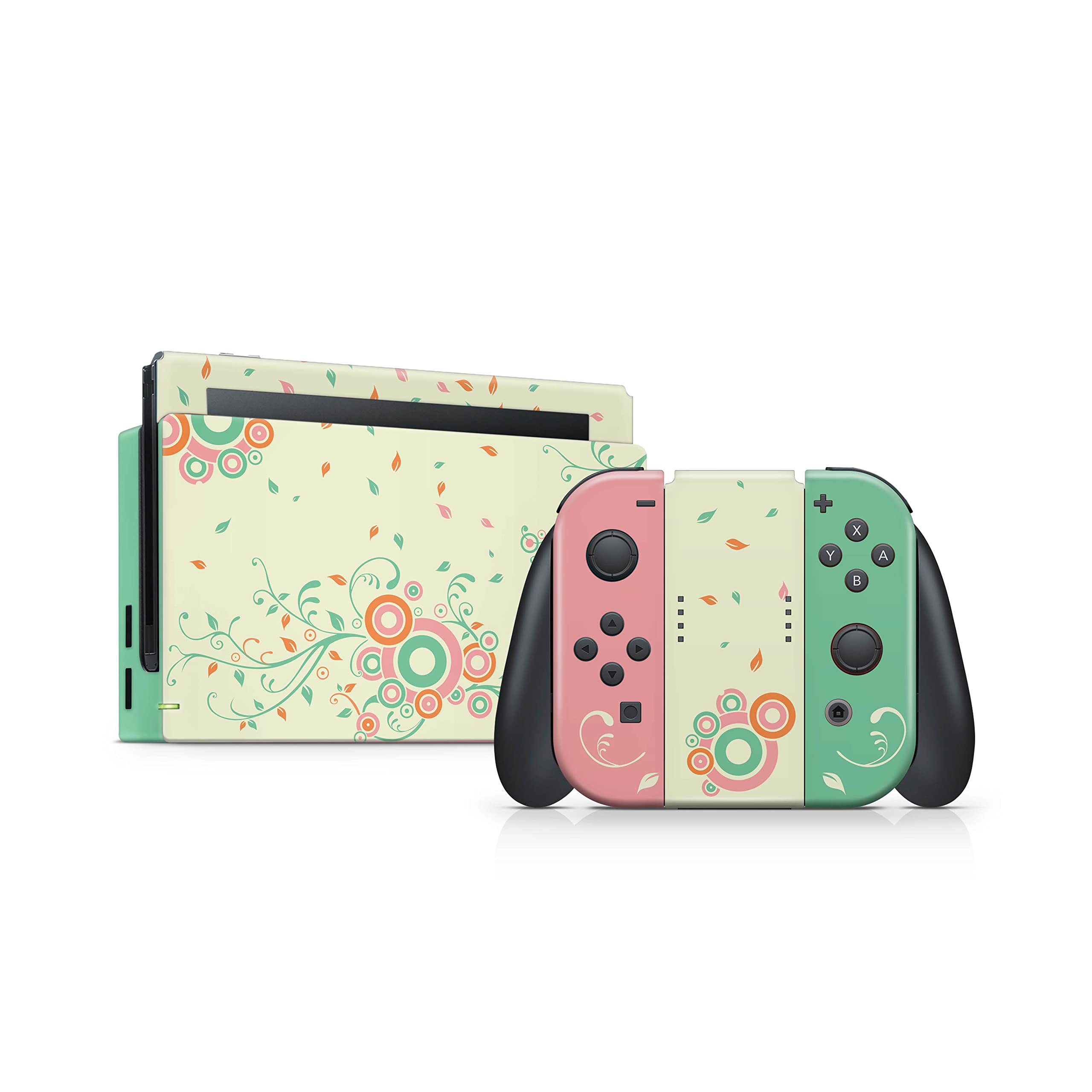 Amazon.com: Tacky Design Flowery Skin Compatible with Nintendo